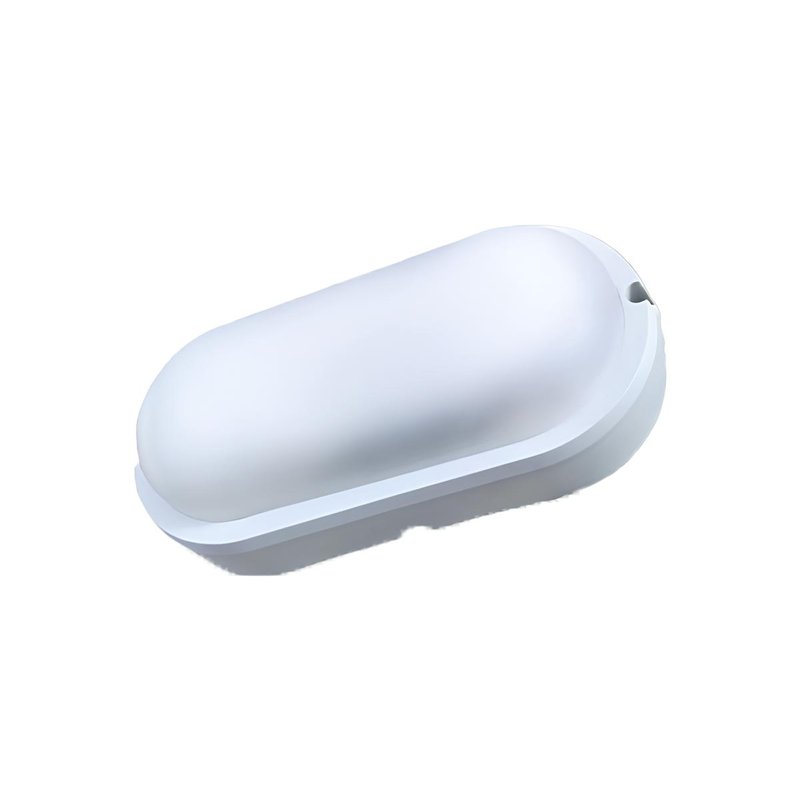 Plafoniera Led Lampada Da Parete Soffitto IP54 Ovale 12W 1155LM 3000K Bulkhead Per Condominio 199X97X47mm