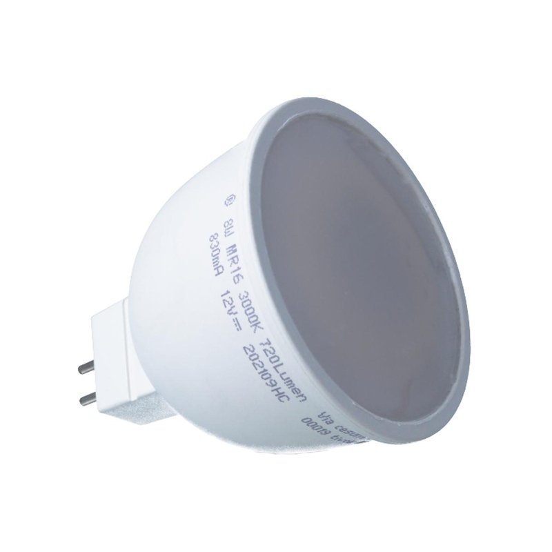 Lampada Led MR16 8W 12V 780LM Bianco Caldo 3000K