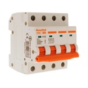 MCB Interruttore Magnetotermico Automatico Curva C 4P 4M 10000A  C16A AC 400V IP20 IEC60898-1