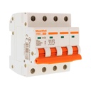 MCB Interruttore Magnetotermico Automatico Curva C 4P 4M 10000A C25A AC 400V IP20 IEC60898-1