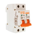 MCB Interruttore Magnetotermico Automatico Curva C 2P 2M 6000A  C40A AC 400V IP20 IEC60898-1