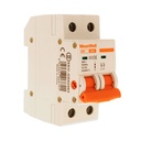 Interruttore Sezionatore Modulare 2P 2M 63A AC 400V IP20 IEC60947-3