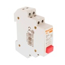 MeanWell Pulsante Modulare Con Spia Luce Led Rosso 1M 4NO 16A AC 230V IP20 IEC60947-5-1