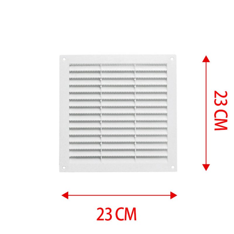 Griglia di Ventilazione Quadrata 230X230mm Griglia Aerazione In Plastica Made In Italy