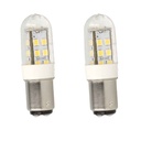 2 Pezzi Lampada Led Barca BA15D Bianco Neutro 12V 24V 4W