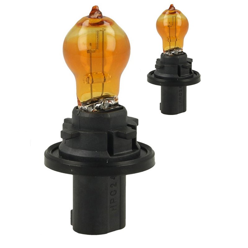 2 PZ Lampada Alogena HPC24WY 12V 24W Amber Compatibile Philips 12272NAC1