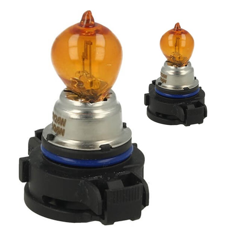 2 PZ Lampada Alogena PSY24W 12V 24W PG20-4 Amber Arancione Compatibile Philips 12180SV C1