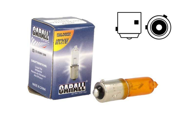 Lampada Alogena Micro Auto H21 BAW9s HY21W 12V 21W Arancione Amber Piedini Sfalsati Per Frecce Citroen DS5