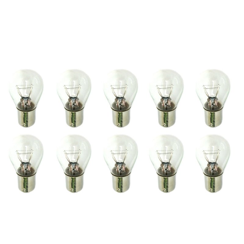 10 Pezzi Lampada Alogena S25 P21/5W BAY15D 12V 21/5W Doppio Filamento