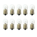 10 Pezzi Lampada Alogena S25 P21W BA15S 12V 21W Singolo Filamento