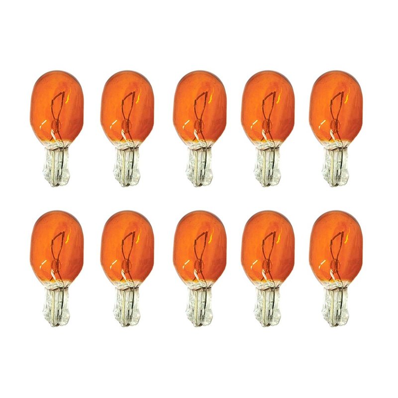 10 Pezzi Lampada Alogena T20 WY21W 12V 21W Arancione Amber