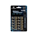 10 Lampada Led T10 W5W Canbus 12V 3 SMD 3030 Blue + Leva Rimozione Antigraffio