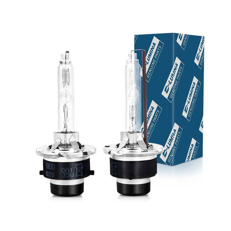 Coppia Lampada Hid Xenon D2S 6000K Attacco Metallo