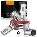 Kit Full Led Compatto H8 H11 12V 45W 8000 Lumen Canbus All In One IP65 Dissipazione a Ventola