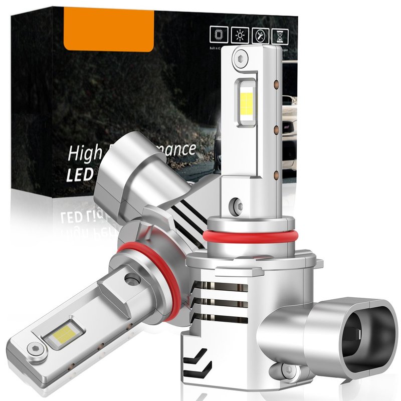 Kit Full Led Compatto HB3 9005 HB4 9006 12V 45W 8000 Lumen Canbus All In One IP65 Dissipazione a Ventola