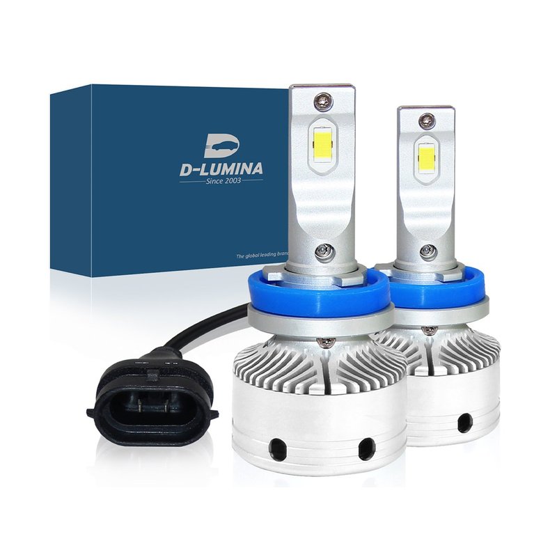 Kit Full Led H8 H11 12V 50W 8000 Lumen Canbus All In One IP65 Dissipazione a Ventola