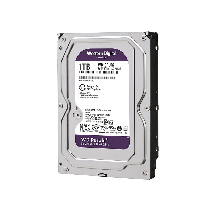 1TB Hard Disk 3.5 SATA 6Gb/s 5900rpm 64MB Per Videosorveglianza