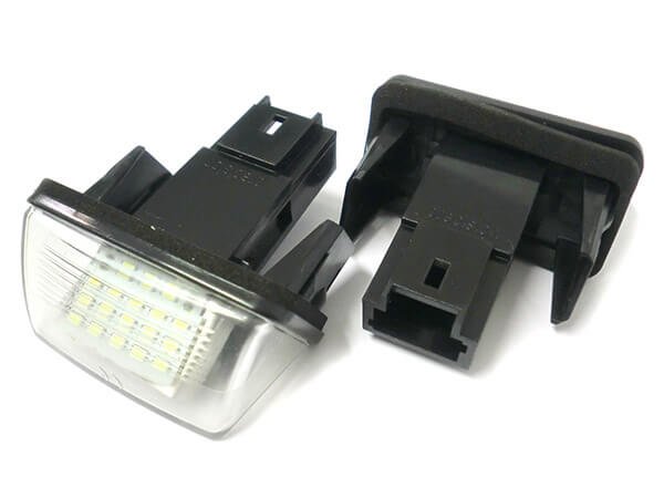 Kit Luci Targa Led Peugeot 206 Plus 207 407 406 306 307 308 5008 Partner Citroen C3 Picasso C4 C5 Berlingo Saxo Xsara