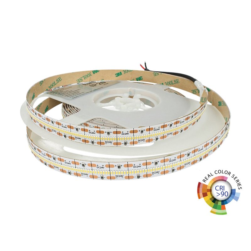 24V Bobina Led 21W/M 2000LM/M 3000K CRI 95 IP20 3500 SMD 2110 5 Metri SKU-2602