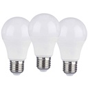 3 PZ Lampada Led E27 A60 11W Bianco Freddo 6400K Bulbo Sfera 1055 Lumen SKU-7354