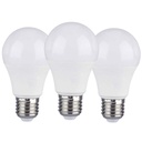 3 PZ Lampada Led E27 A60 9W Bianco Freddo 6400K Bulbo Sfera 806 Lumen SKU-7242