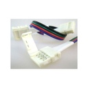 4 PZ Connettore 12mm Per Collegare Due Strip Led Smd RGB 5050 Senza Saldare