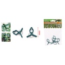 5 Pezzi Clips per Piante Sostegno per Piante Rampicanti Pinze a Morsetti Per Giardino 38mm