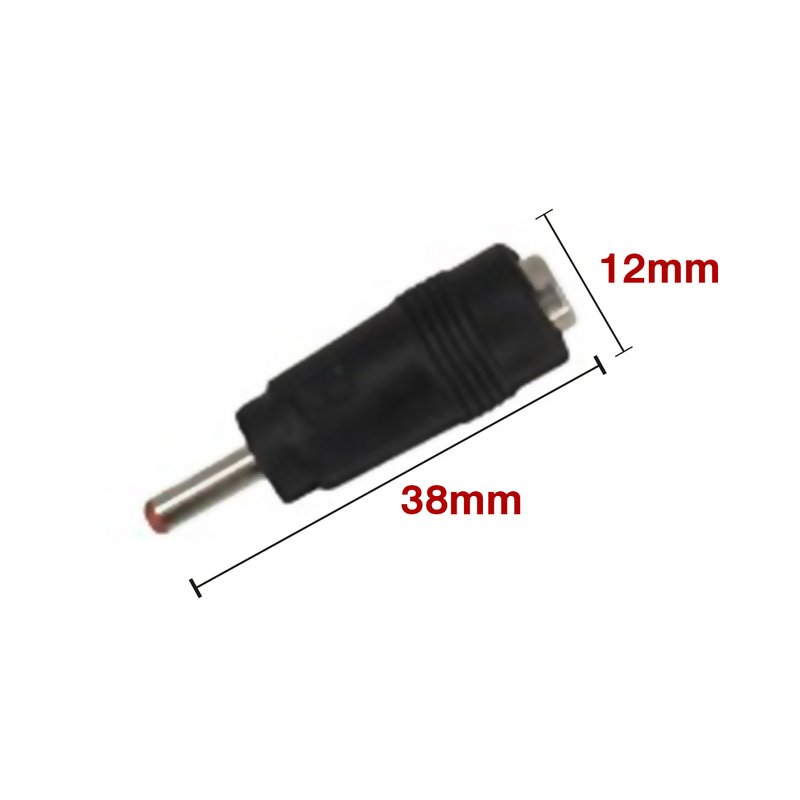 Adattatore Connettore Jack da 5,5X2,1mm Femmine A 3,5X1,35mm Maschio per Barra Led Sottopensile Cucina Armadio