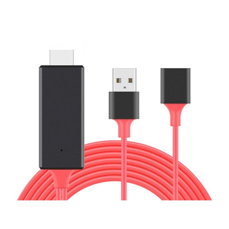 Adattatore Da USB Femmina A HDMI HDTV Cavo 2 Metri Per Smartphone Tablet A TV Monitor Proiettore