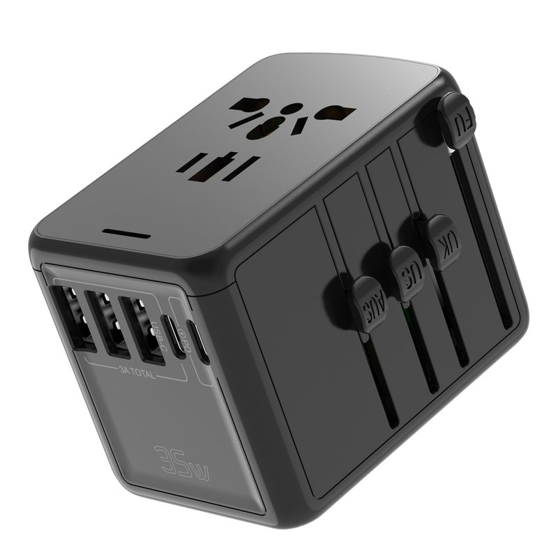 Adattatore Viaggio USB C USB A 35W Ricarica Veloce Quick Charger