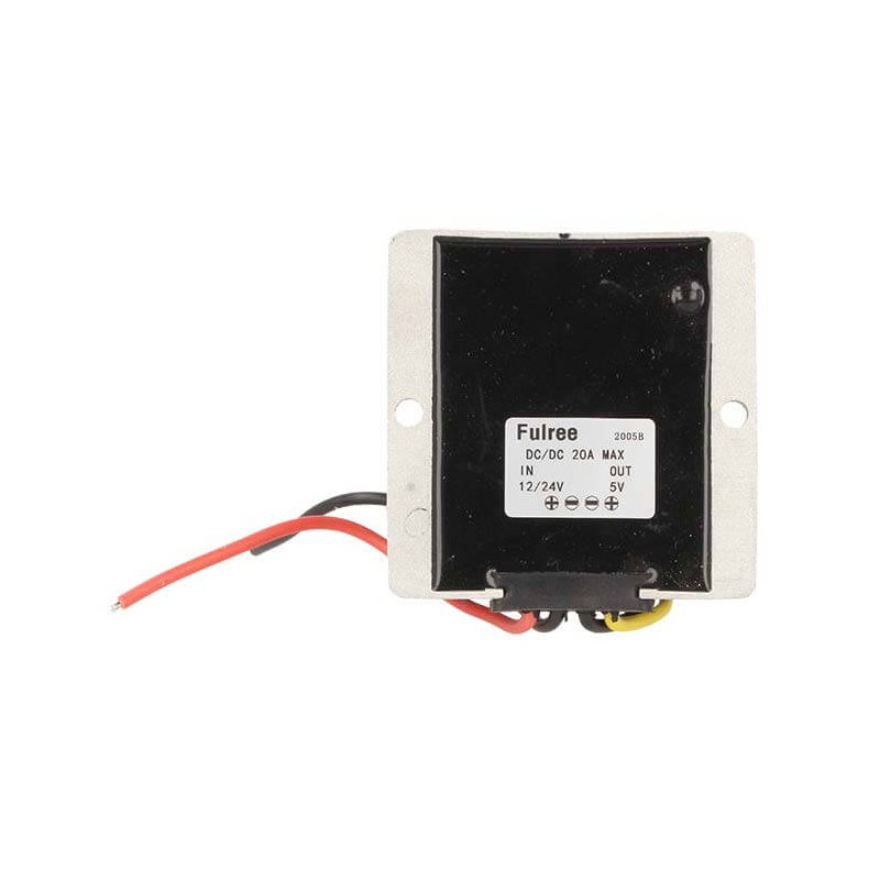 Alimentatore Step Down Convertitore DC-DC 20A Da DC 10-35V a DC 5V Fulree