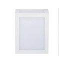 Applique Lampada Led Da Muro Parete a Lanterna 12W 3000K Carcassa Bianca IP65 360 Gradi SKU-8334