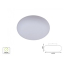 Applique Lampada Led Da Parete o Plafoniera Da Soffitto Moderna 25W Rotonda Diametro 350mm 3000K Dimmerabile Triac Dimmer SKU-40051