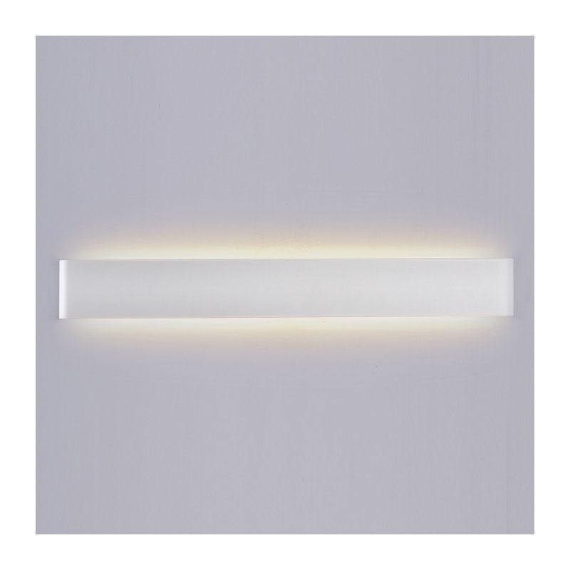 Applique Lampada Led Da Parete Rettangolare 20W 4000K Up-Down con Doppio Fascio Luminoso Carcassa Bianca IP44 SKU-218536