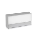 Applique Lampada Led Da Parete Rettangolare 9W 3000K Up-Down Doppio Fascio Luminoso Carcassa Grigia SKU-8239