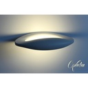 Applique Led Da Parete Ophelia 10W Bianco 4000K Ovale Design Moderna Carcassa Bianca SKU-8308