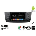 Autoradio Android 8,0 Fiat Linea 2015 GPS DVD USB SD WI-FI Bluetooth Navigatore