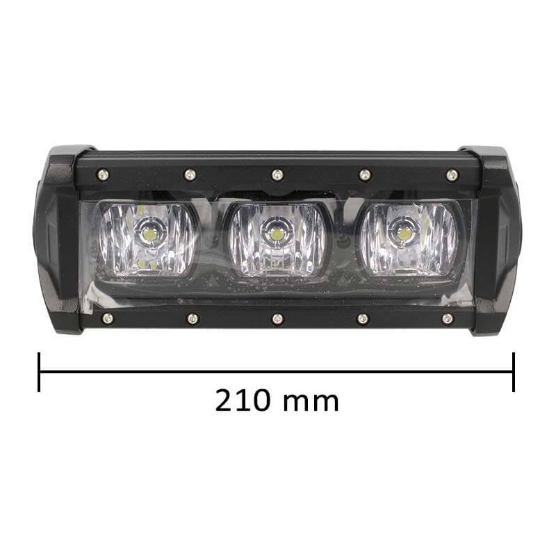 Barra Led Fuoristrada Work Light Bar 21W 21cm 12V-48V 3X7W Lente Flood