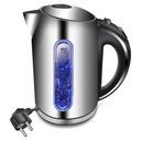 Bollitore Acqua Elettrico 1,7 Litri In Acciaio Inox 2200W Spina Schuko 16A Moderno