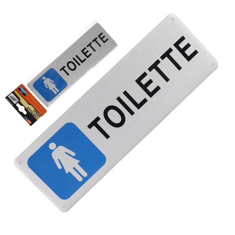 Cartello Segnaletico Toilette Donna 5*18CM