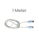 Cavo USB C Lightning Ricarica Veloce 3,5A Bianco 1 Metro