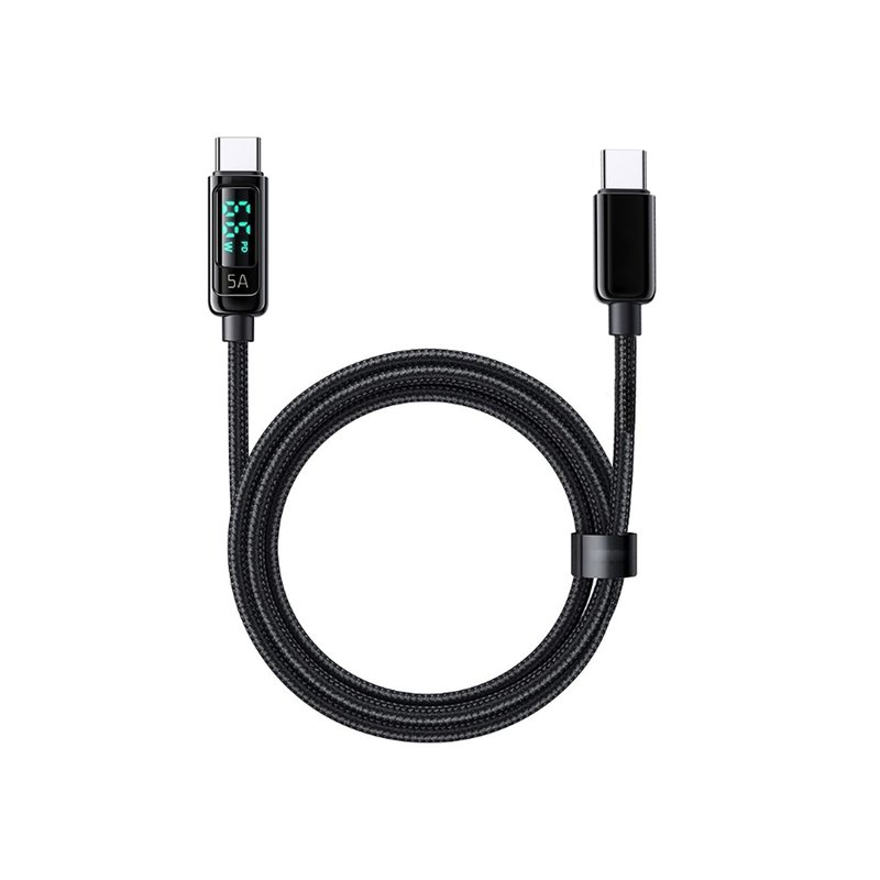 Cavo USB C USB C PD QC3.0 60W 20V 3A 1M Con Display Indicatore di Potenza