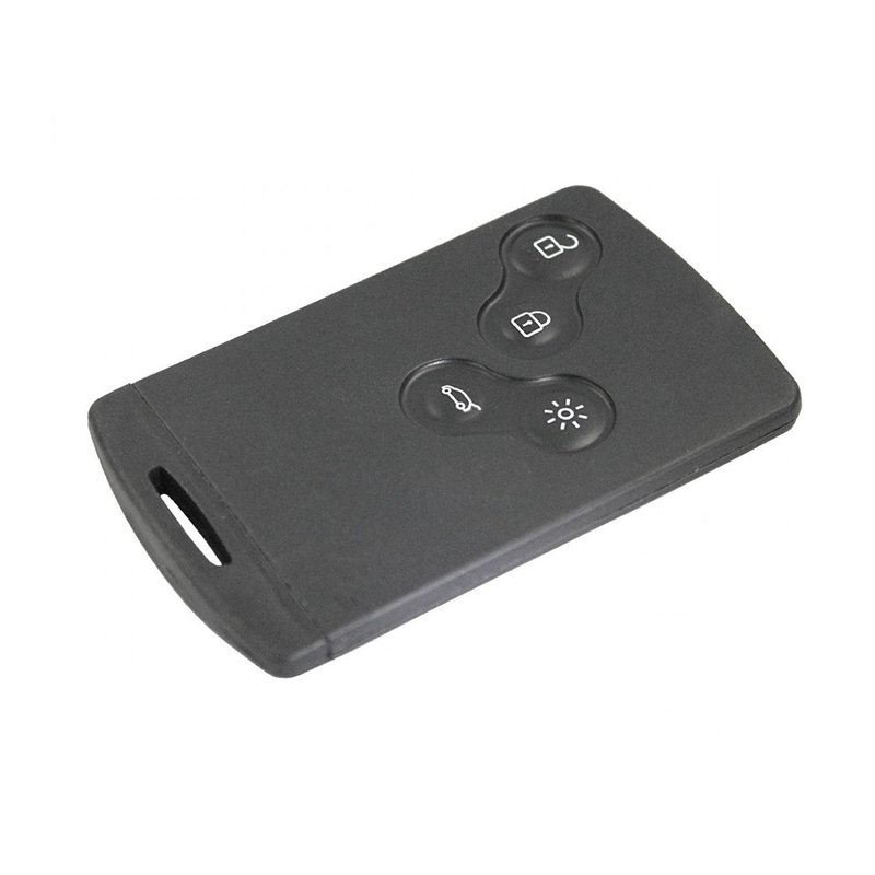 Chiave Telecomando Completa Smart key Card per Renault Koleos (2008-2012) Transponder 46 PCF7952/434MHz Fsk 4 Tasti VA2