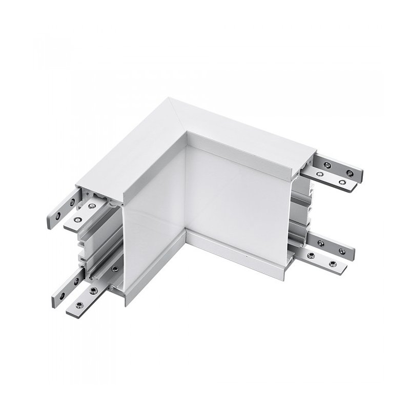 Connettore Giunto Forma L Curva Angolo Interno 10W Bianco 4000K Per Lampada Led Lineare Da Incasso FP0381 SKU-387