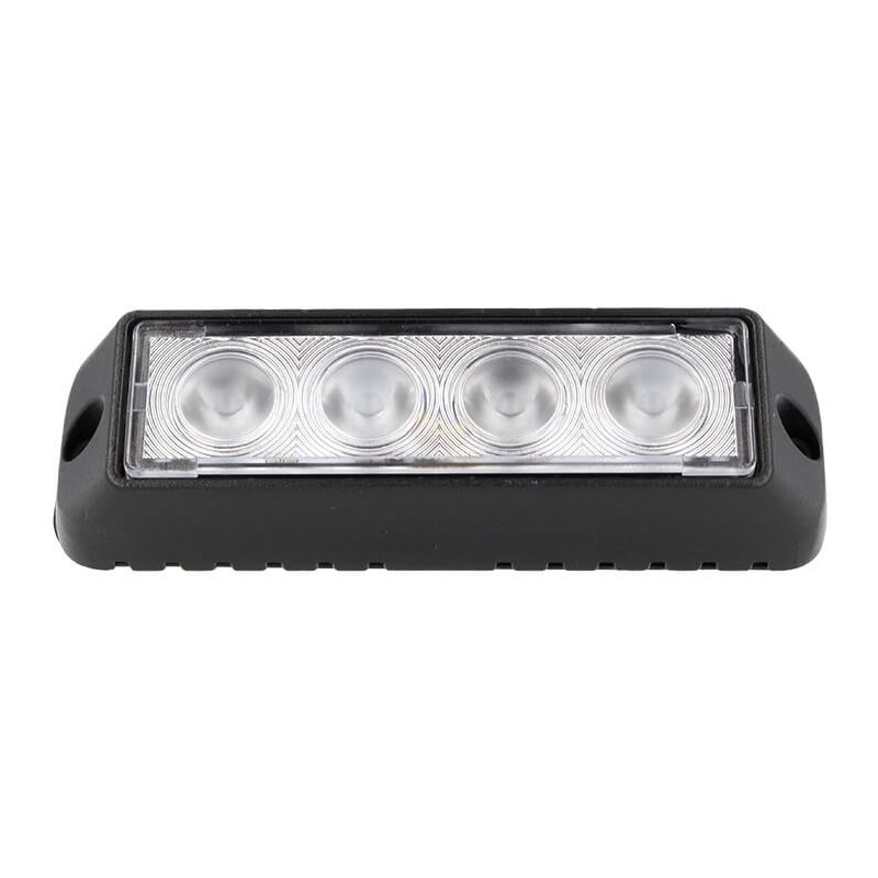 Fanale Luci Diurne A Led DRL Work Light Faro Da Lavoro 12V 24V 12W (4X3W) IP67 Bianco