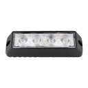 Fanale Luci Diurne A Led DRL Work Light Faro Da Lavoro 12V 24V 12W (4X3W) IP67 Bianco