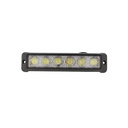 Fanale Luci Diurne A Led DRL Work Light Faro Da Lavoro 12V 24V 18W (6X3W) IP67 Bianco Flood