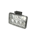 Fanale Rettangolare 24W Doppia Luminosita Hi Low Led Work Light Spot Lente Ingrandimento 4D Faro Da Lavoro 9V-60V IP67 Bianco