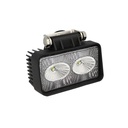 Fanale Rettangolare Luci Diurne A Led DRL Work Light Faro Da Lavoro 12V 24V 20W (2X10W) Cree IP67 Bianco