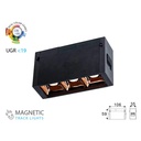 Faretto Led Spotlight 3X1W 24V Caldo 3000K CRI 90 UGR 19 Per Sistema Binario Magnetico SKU-7960